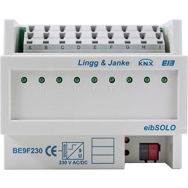 Lingg & Janke Binäreingang 9f. 6TE 230V AC/DC BE9F230
